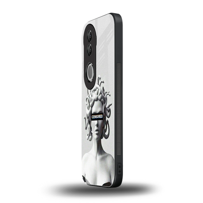Censored vivo v50 mobile cover | shockproof glass phone case