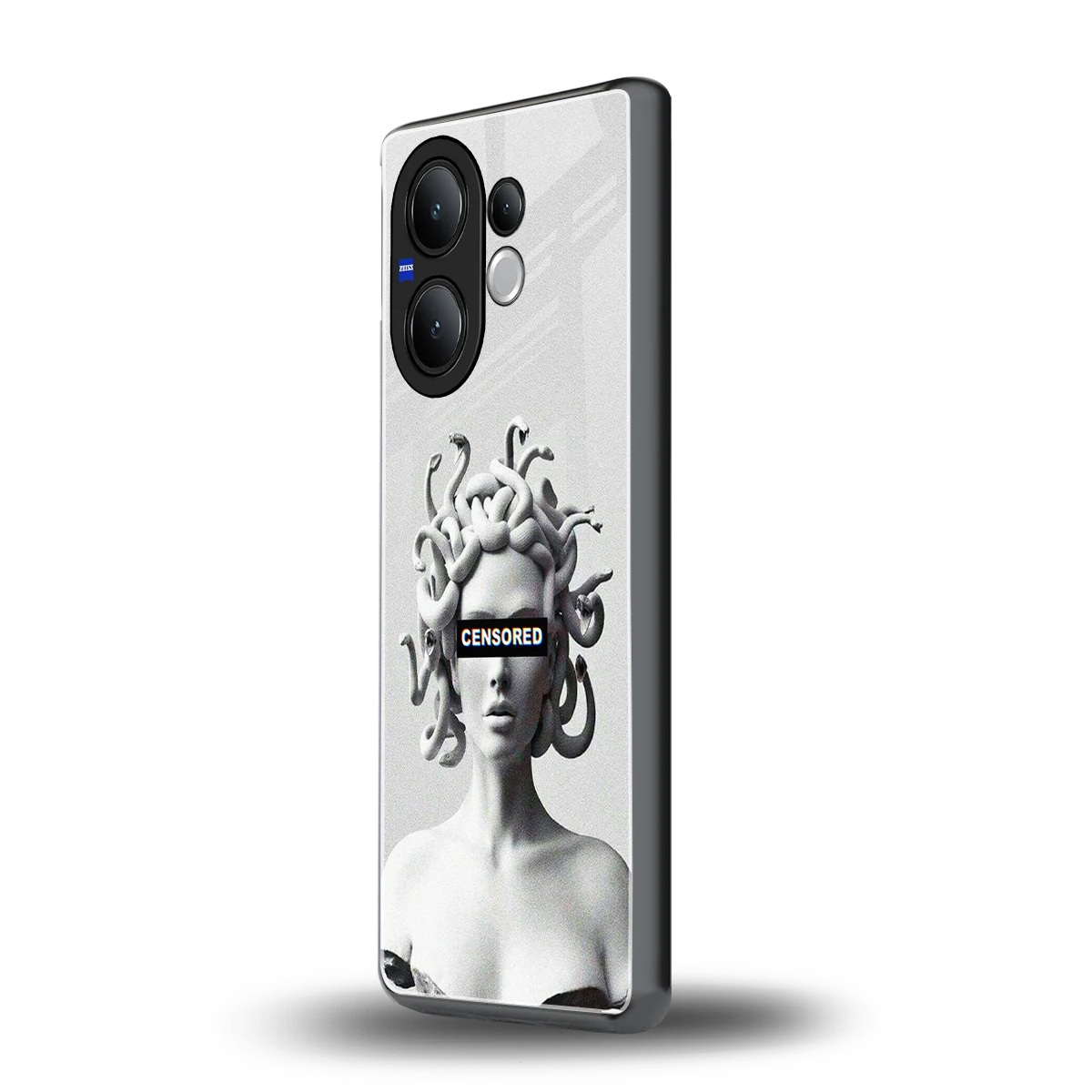 Censored vivo v60 mobile cover | shockproof glass phone case