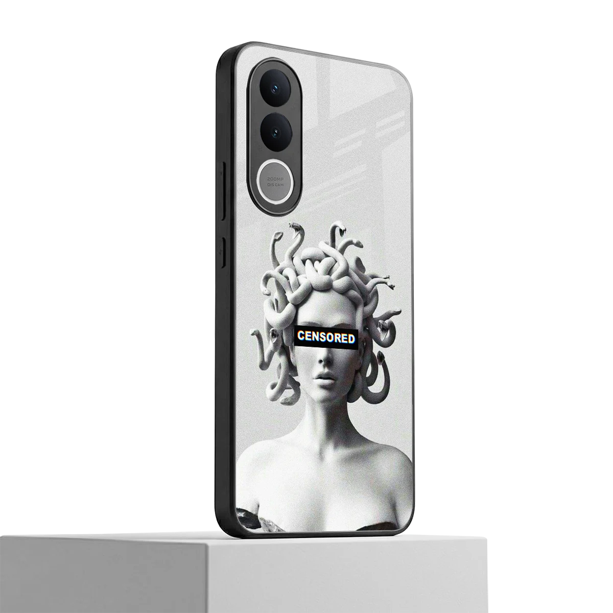 Censored vivo v70 fe mobile cover | shockproof glass phone case