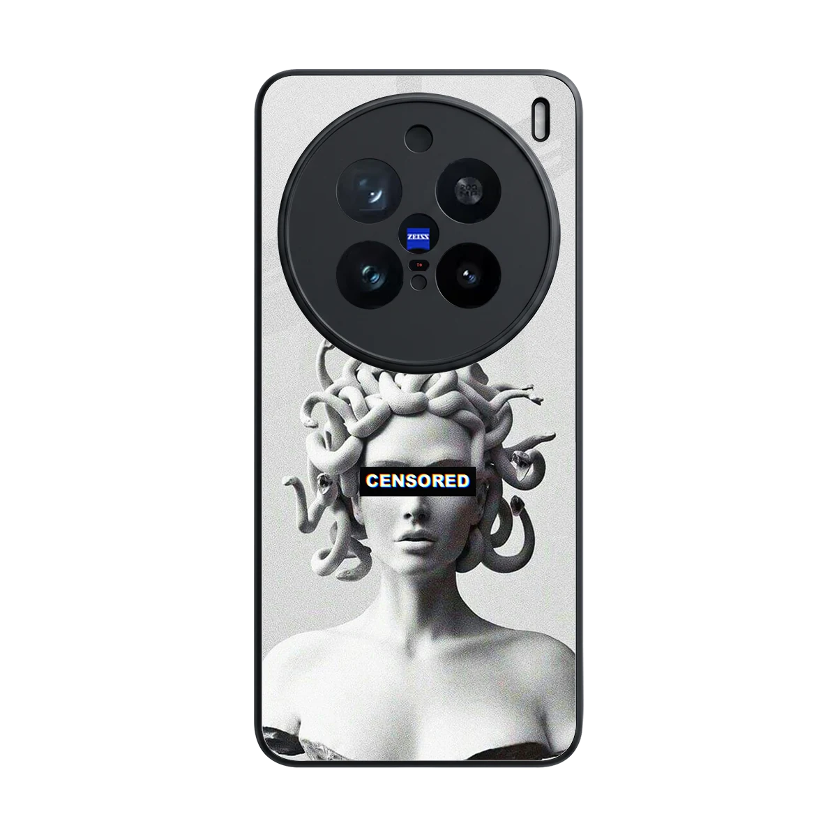Censored back phone cover | glass case for vivo x200 pro