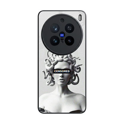 Censored back phone cover | glass case for vivo x200 pro
