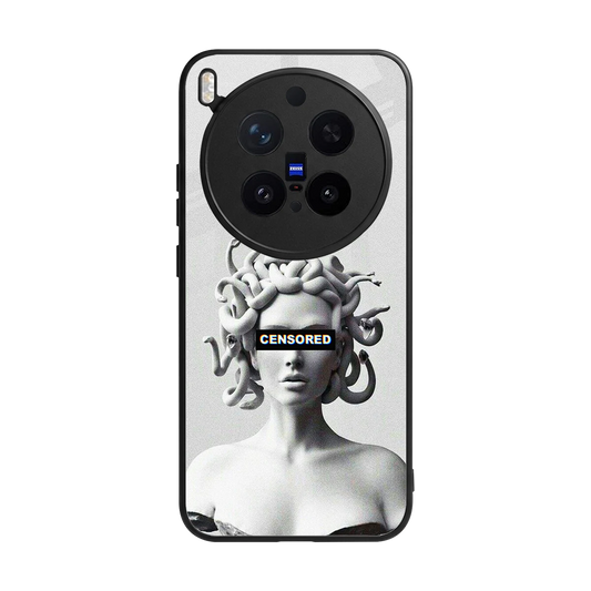 Censored back phone cover | glass case for vivo x300 pro
