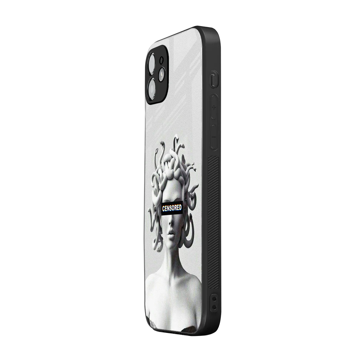 Censored iphone 11 mobile cover | shockproof glass phone case