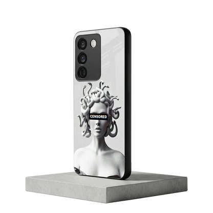 Censored vivo y200 5g mobile cover | shockproof glass phone case