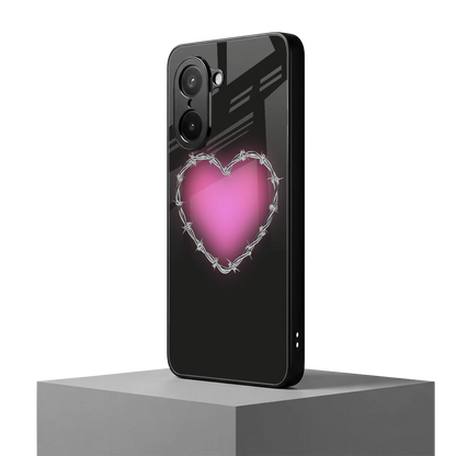Chained Heart oneplus nord ce5 5g mobile cover | shockproof glass phone case