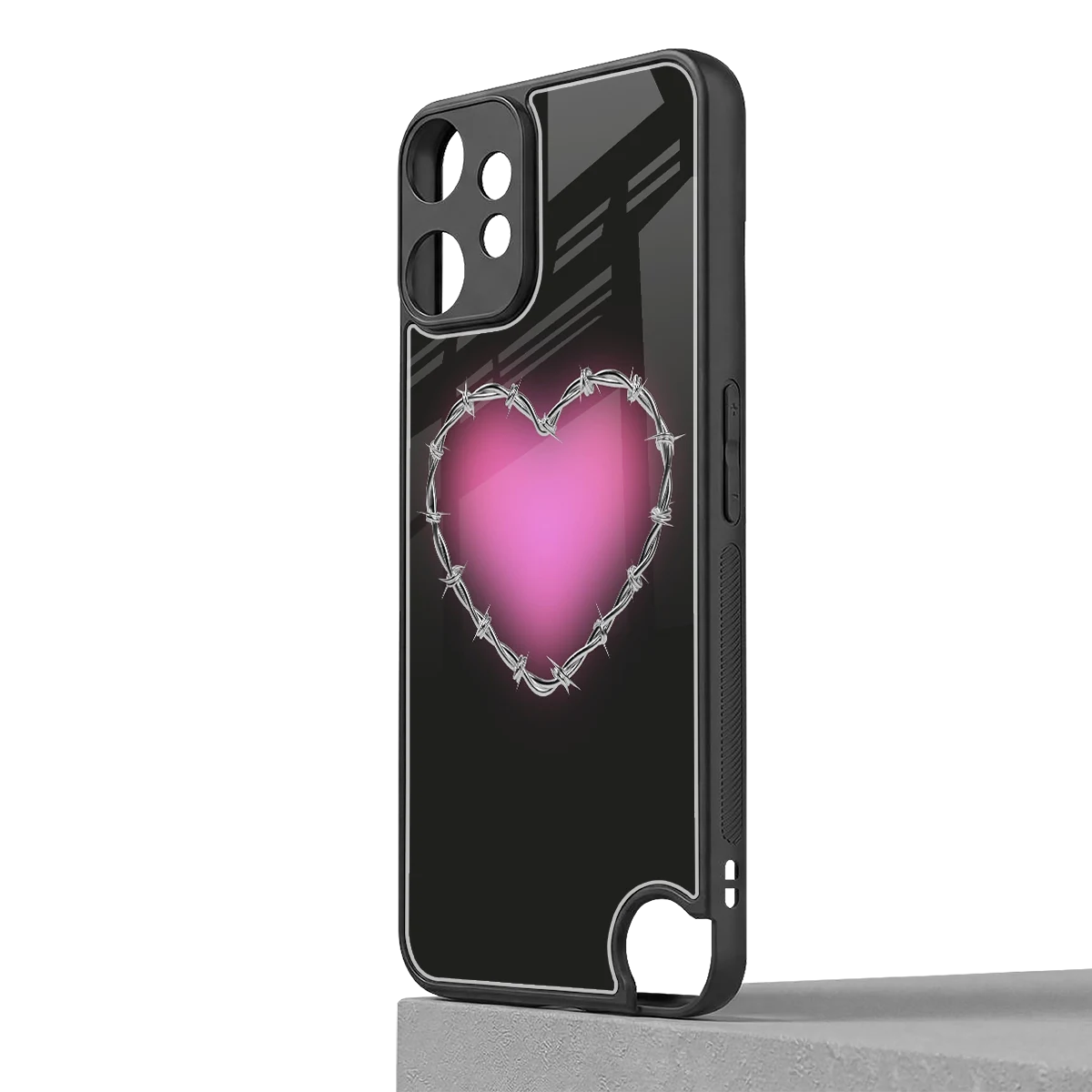 Chained Heart cmf nothing phone 2 pro mobile cover | shockproof glass phone case