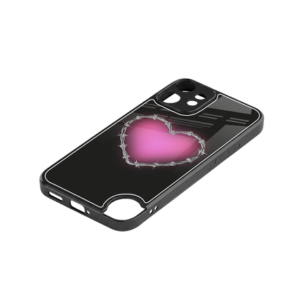 Chained Heart stylish phone case for cmf nothing phone 2 pro | glossy glass and slim fit