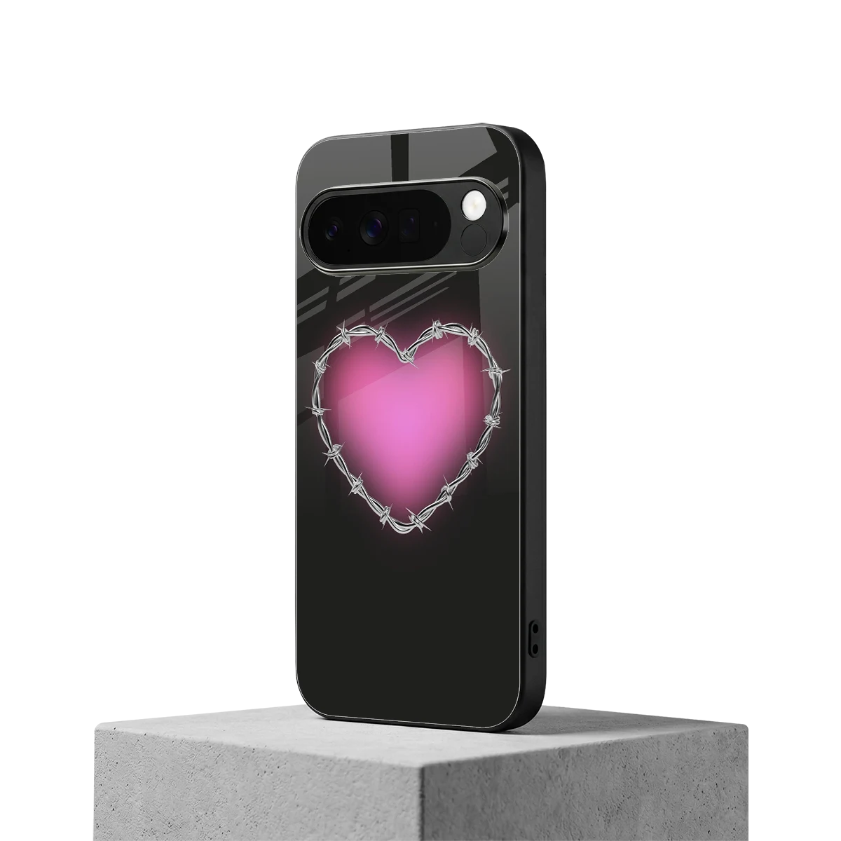 Chained Heart google pixel 10 pro xl mobile cover | shockproof glass phone case