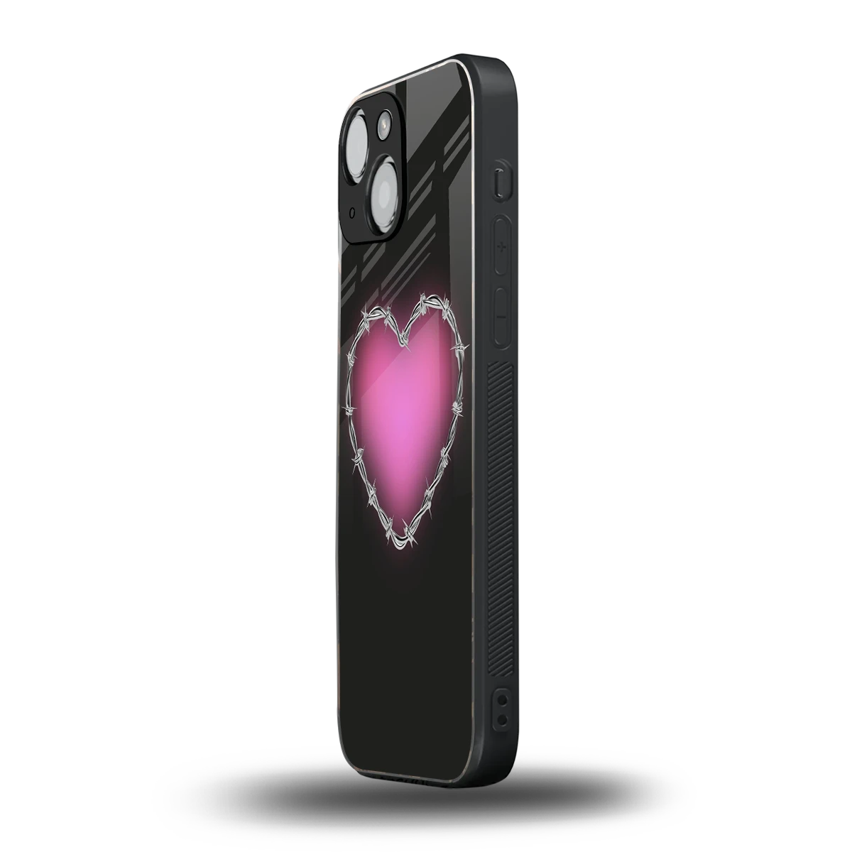 Chained Heart iphone 12 mini mobile cover | shockproof glass phone case