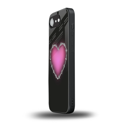 Chained Heart iphone 16e mobile cover | shockproof glass phone case