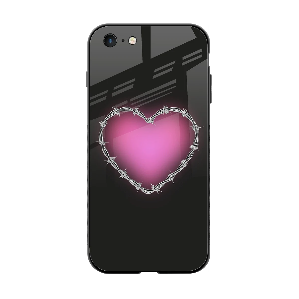 Chained Heart back phone cover | glass case for iphone 6