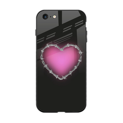 Chained Heart back phone cover | glass case for iphone 6