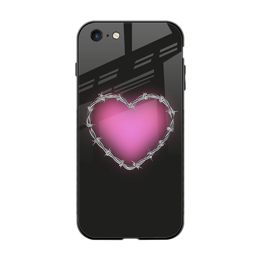 Chained Heart back phone cover | glass case for iphone 6s plus