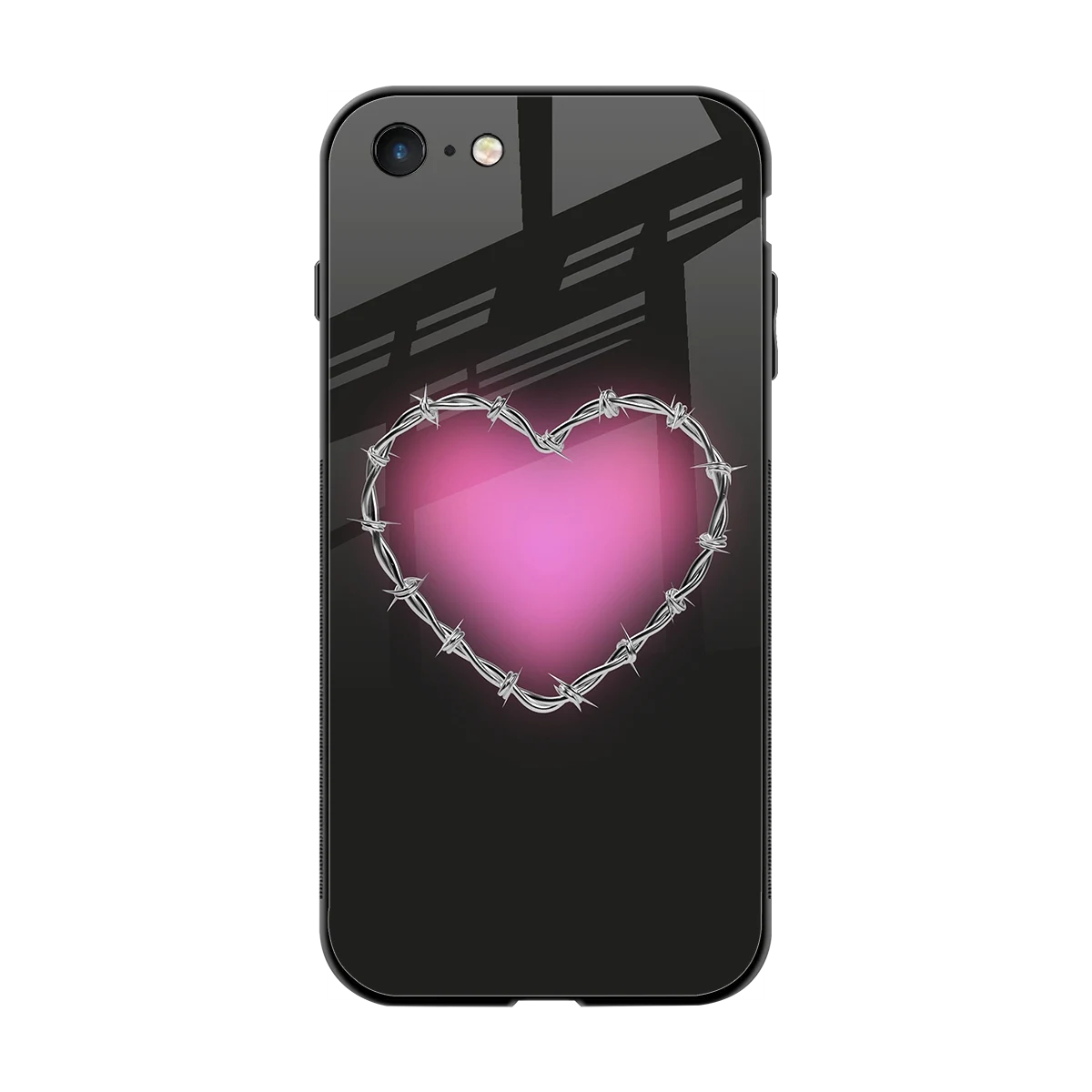 Chained Heart back phone cover | glass case for iphone 7