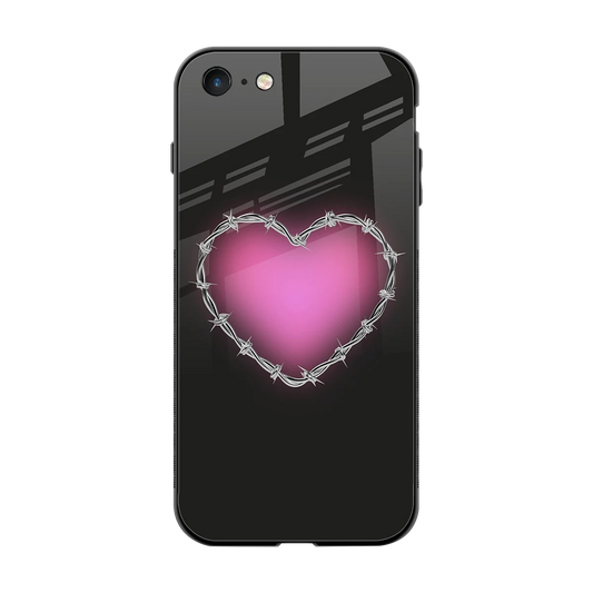Chained Heart back phone cover | glass case for iphone 7