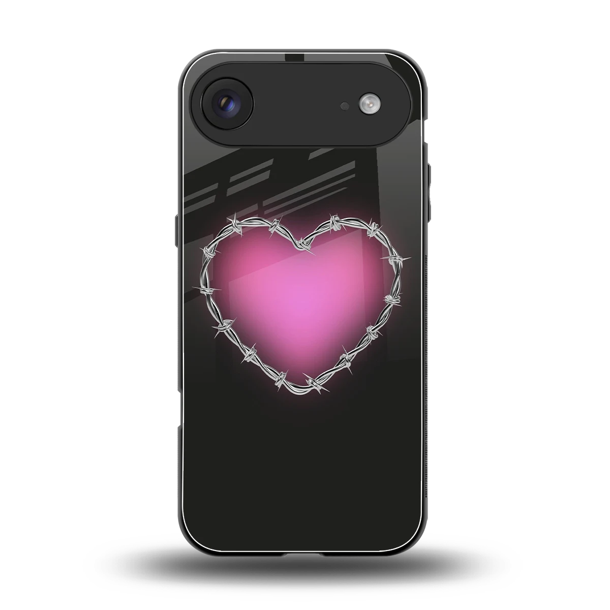 Chained Heart back phone cover | glass case for iphone air