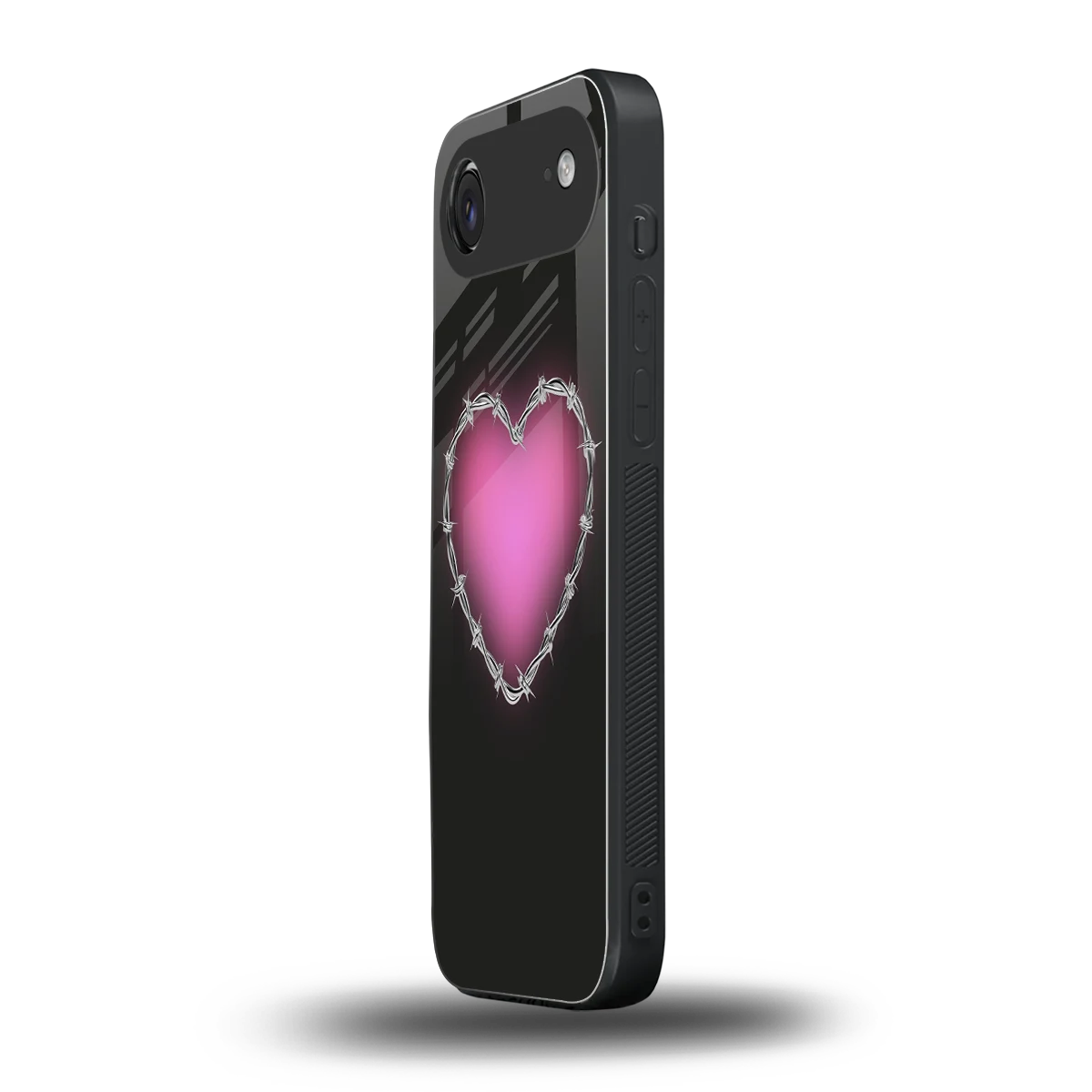 Chained Heart iphone air mobile cover | shockproof glass phone case