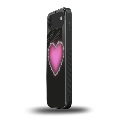 Chained Heart iphone air mobile cover | shockproof glass phone case