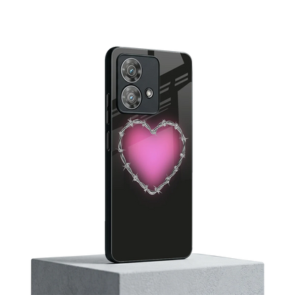 Chained Heart motorola edge 40 neo 5g mobile cover | shockproof glass phone case