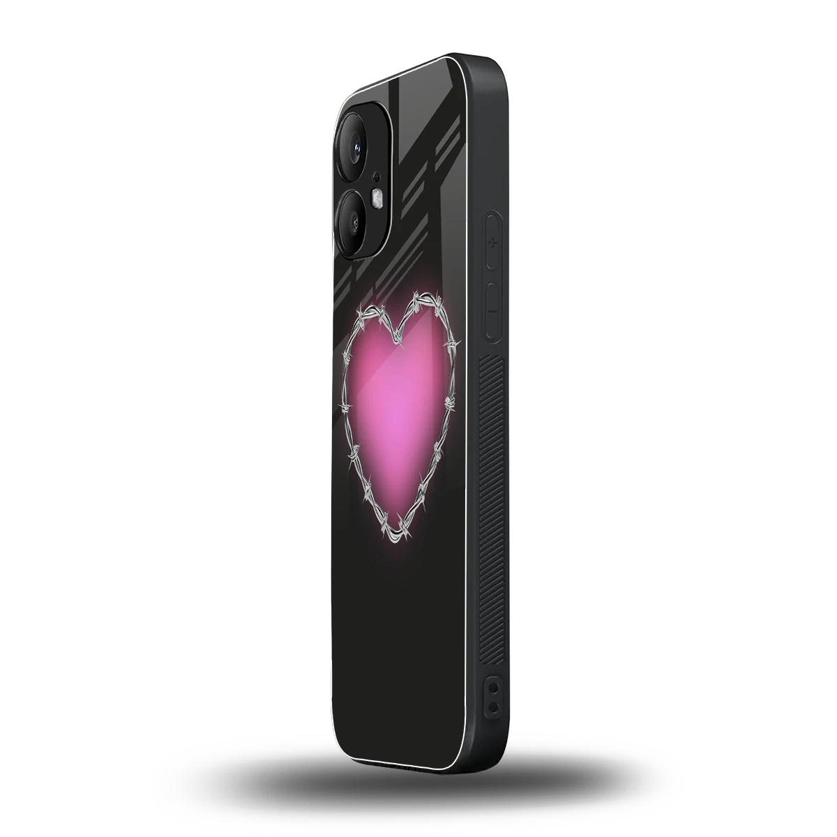 Chained Heart nothing phone 2 mobile cover | shockproof glass phone case