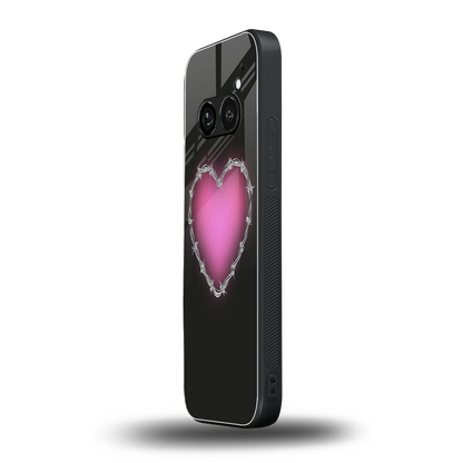 Chained Heart nothing phone 2a mobile cover | shockproof glass phone case