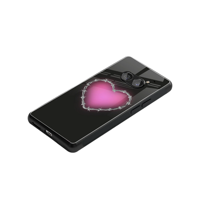 Chained Heart stylish phone case for nothing phone 2a | glossy glass and slim fit