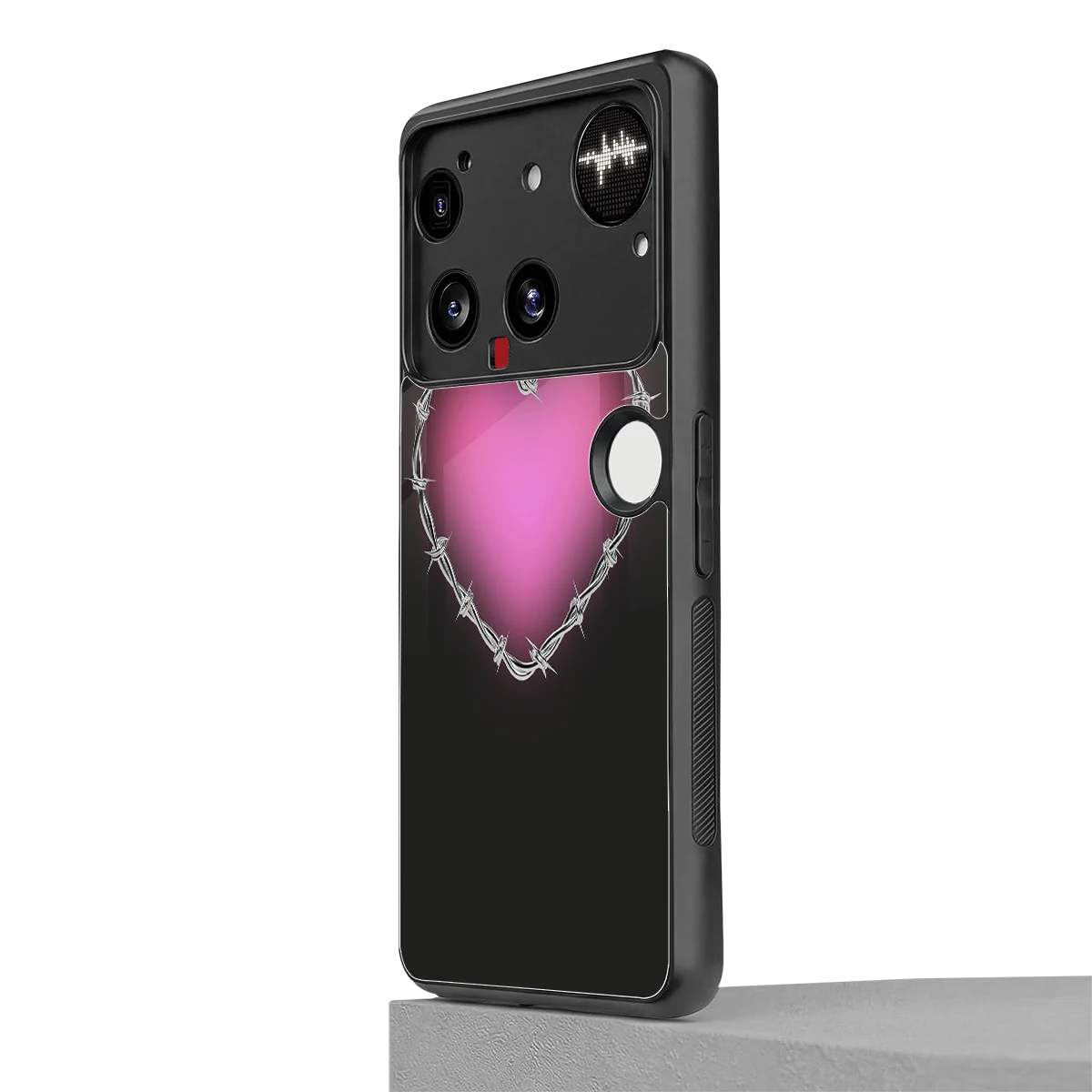 Chained Heart nothing phone 3 mobile cover | shockproof glass phone case