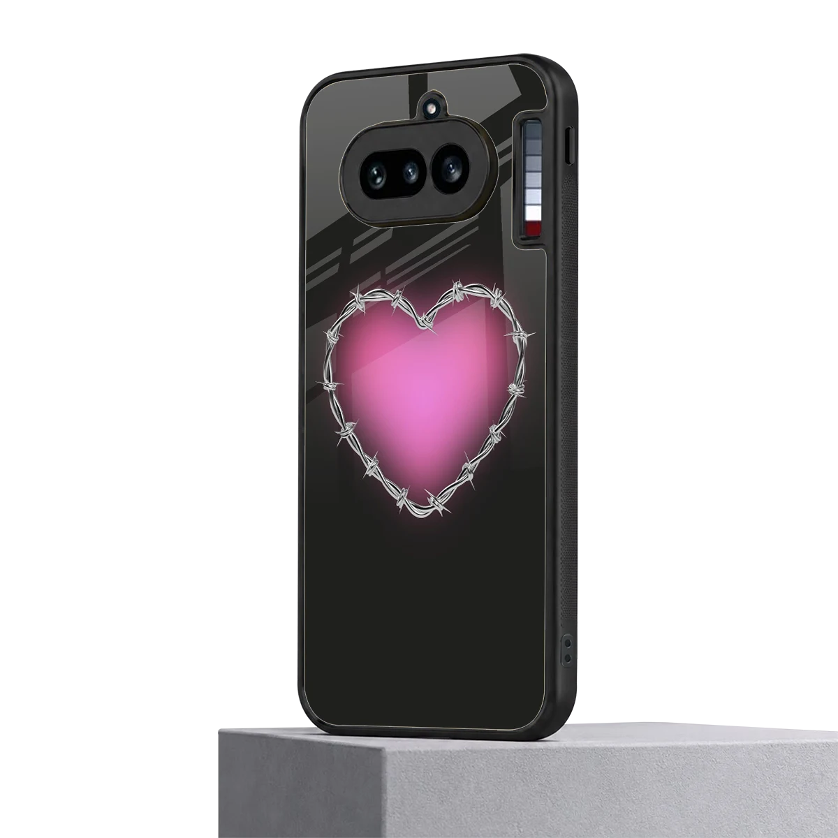 Chained Heart nothing phone 4a mobile cover | shockproof glass phone case