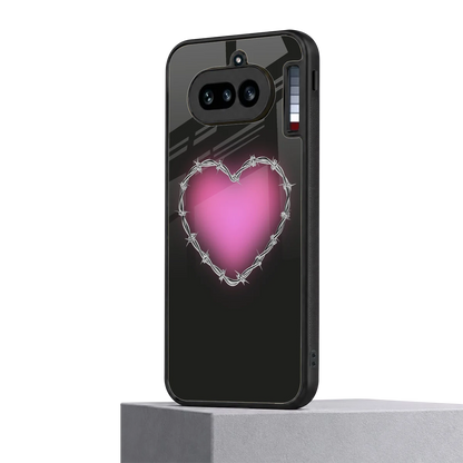 Chained Heart nothing phone 4a mobile cover | shockproof glass phone case