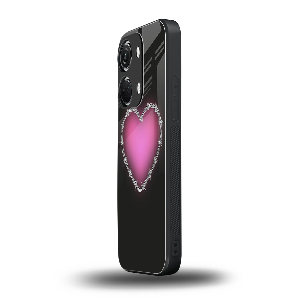 Chained Heart oneplus nord 3 mobile cover | shockproof glass phone case