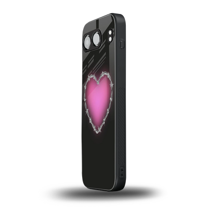 Chained Heart oneplus nord 4 mobile cover | shockproof glass phone case