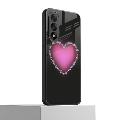 Chained Heart oneplus nord 5 mobile cover | shockproof glass phone case