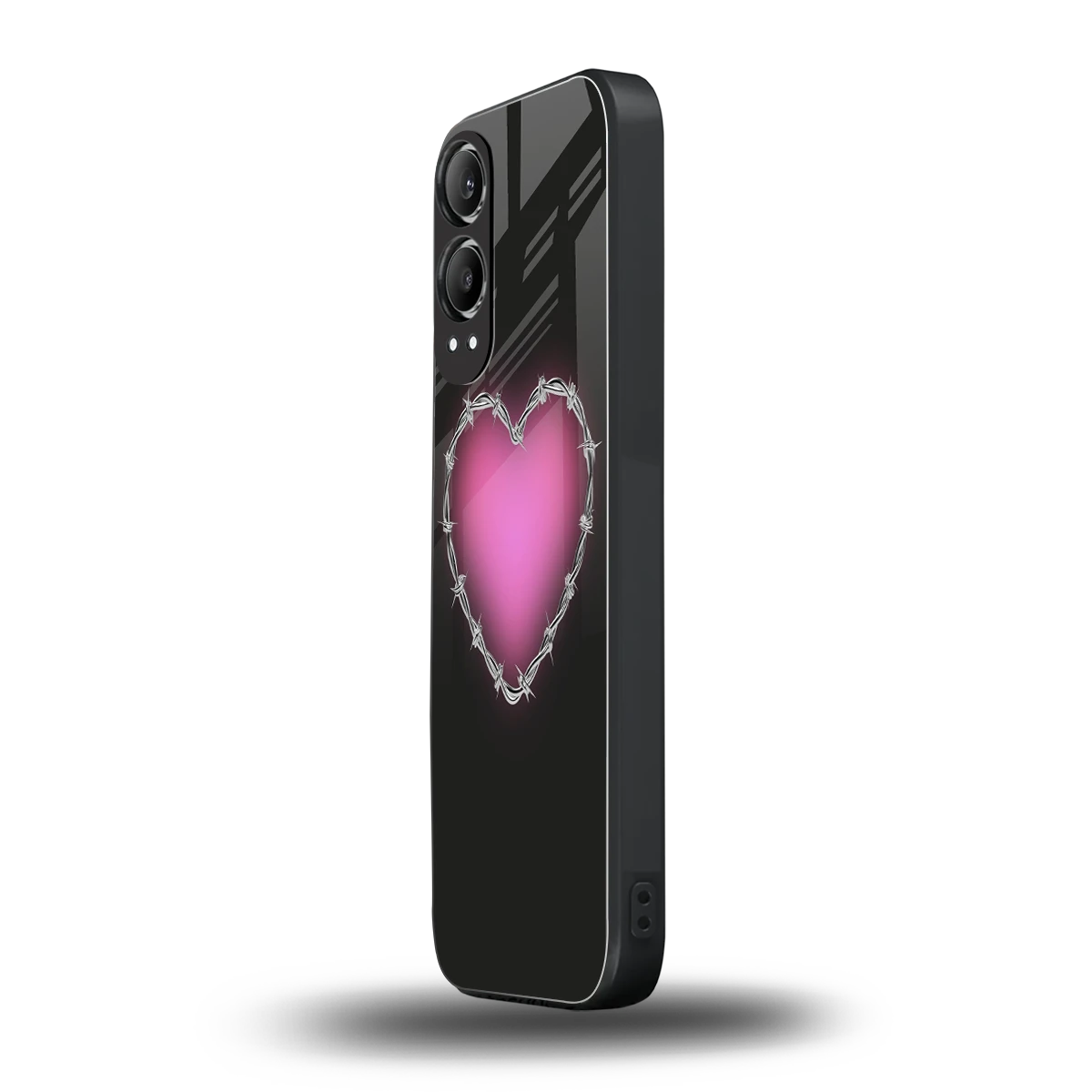 Chained Heart oneplus nord ce 4 lite mobile cover | shockproof glass phone case
