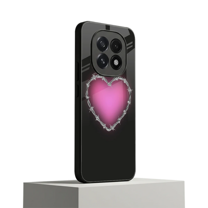 Chained Heart oppo f29 5g mobile cover | shockproof glass phone case