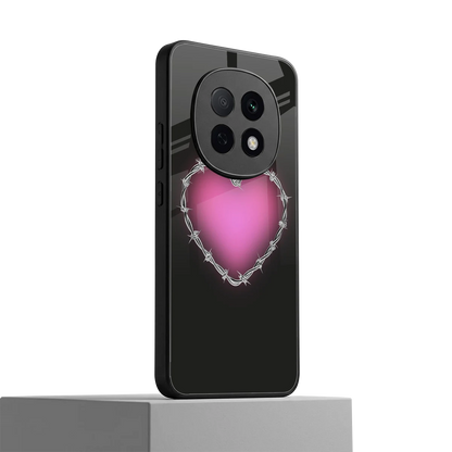 Chained Heart oppo f29 pro 5g mobile cover | shockproof glass phone case