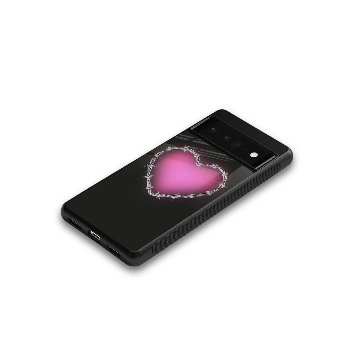 Chained Heart google pixel 6 pro mobile cover | shockproof glass phone case