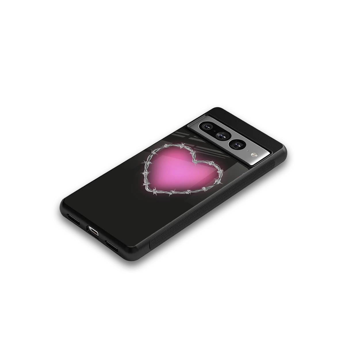 Chained Heart google pixel 7 pro mobile cover | shockproof glass phone case