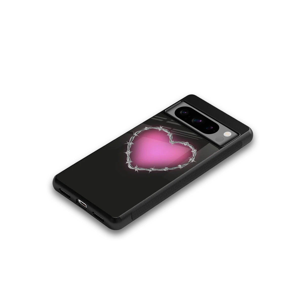 Chained Heart google pixel 8 pro mobile cover | shockproof glass phone case