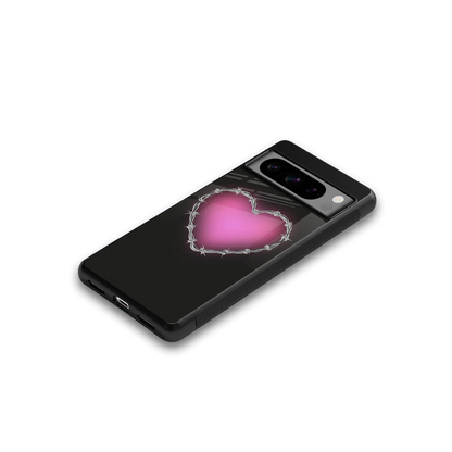 Chained Heart google pixel 8 pro mobile cover | shockproof glass phone case