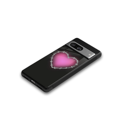 Chained Heart google pixel 8 mobile cover | shockproof glass phone case