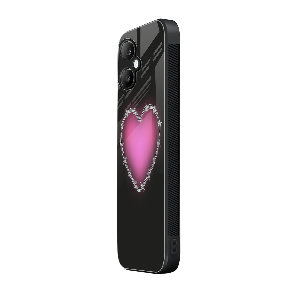 Chained Heart samsung galaxy a06 5g mobile cover | shockproof glass phone case