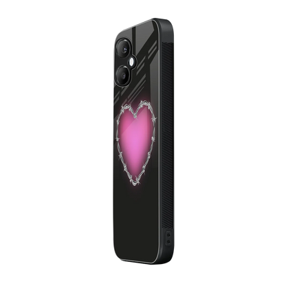 Chained Heart samsung galaxy a06 5g mobile cover | shockproof glass phone case
