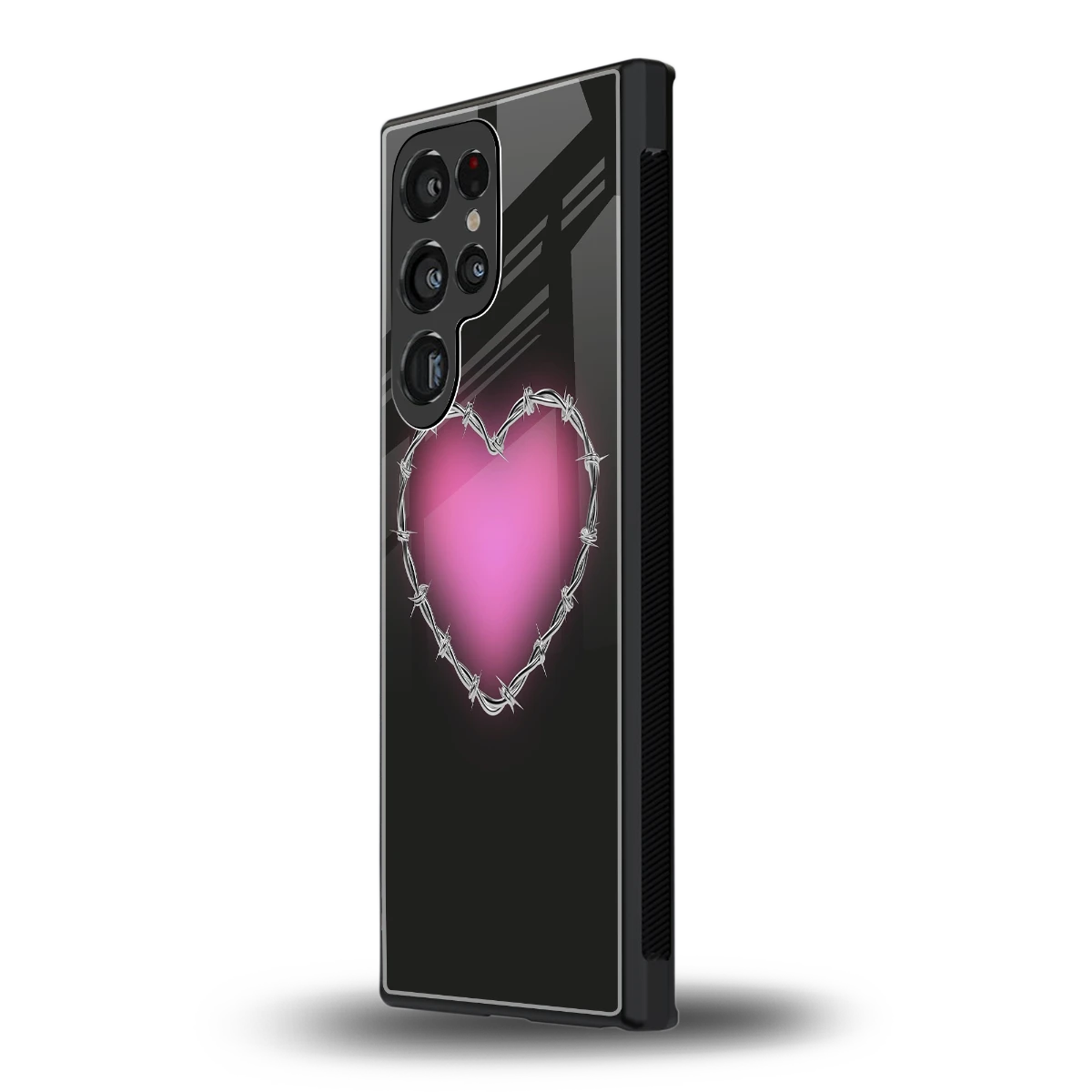 Chained Heart samsung galaxy s24 ultra mobile cover | shockproof glass phone case