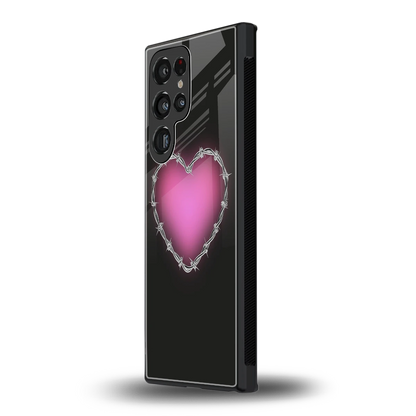 Chained Heart samsung galaxy s24 ultra mobile cover | shockproof glass phone case