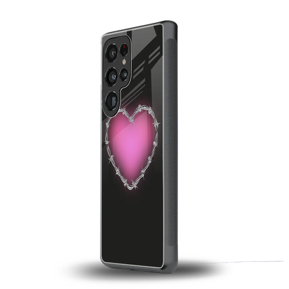 Chained Heart samsung galaxy s26 ultra mobile cover | shockproof glass phone case
