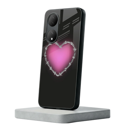 Chained Heart Vivo-y100 mobile cover | shockproof glass phone case