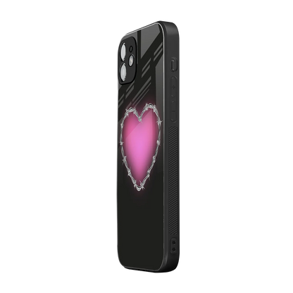 Chained Heart iphone 12 mobile cover | shockproof glass phone case