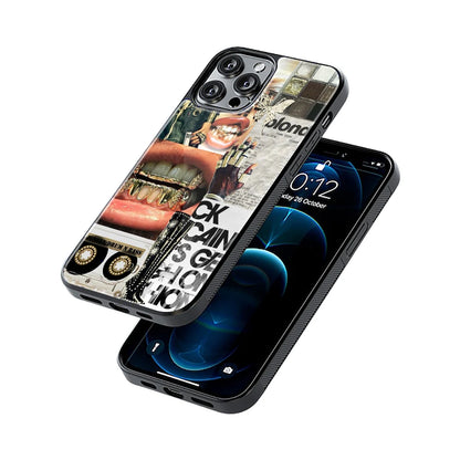 Protective Glass Back Phone Case Compatible with iPhone, Samsung, OnePlus, Pixel & More