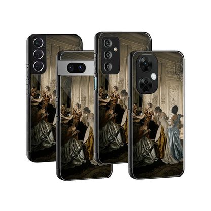 Stylish Glass Back Case for All Smartphones iPhone, Samsung, OnePlus, Pixel, Redmi, Oppo, Vivo, Motorola