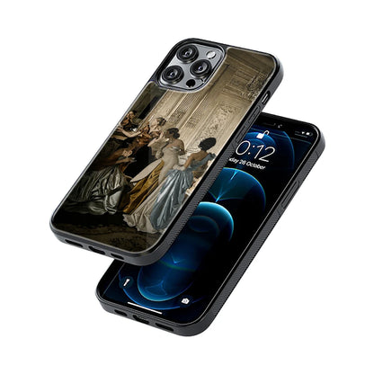 Protective Glass Back Phone Case Compatible with iPhone, Samsung, OnePlus, Pixel & More